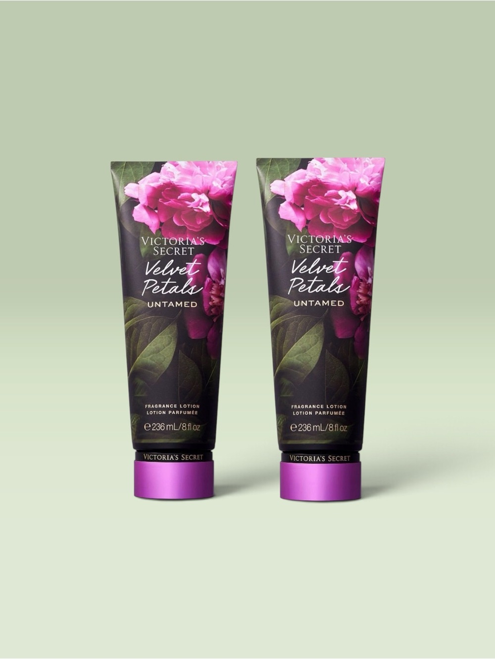Victoria's Secret VELVET PETALS UNTAMED Fragrance Lotion ~ 8 fl.oz. ( Lot of 2 )